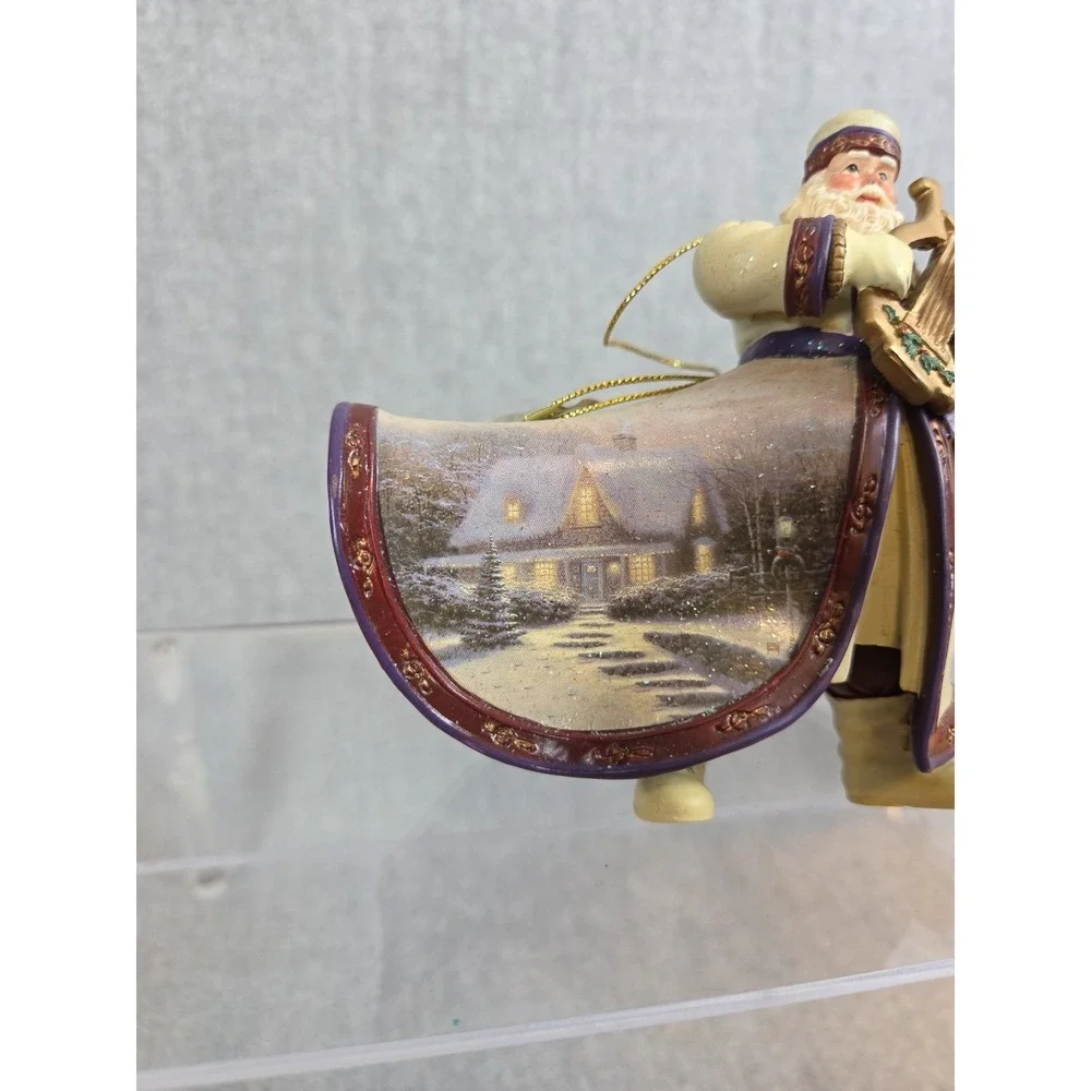 Thomas Kinkade‎ Old World Santa Heirloom Ashton Drake 2003 Silent Night Santa